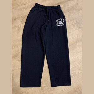 Pennant Brown University Bears Ski & Snowboard Navy Blue Sweatpants Men's Small